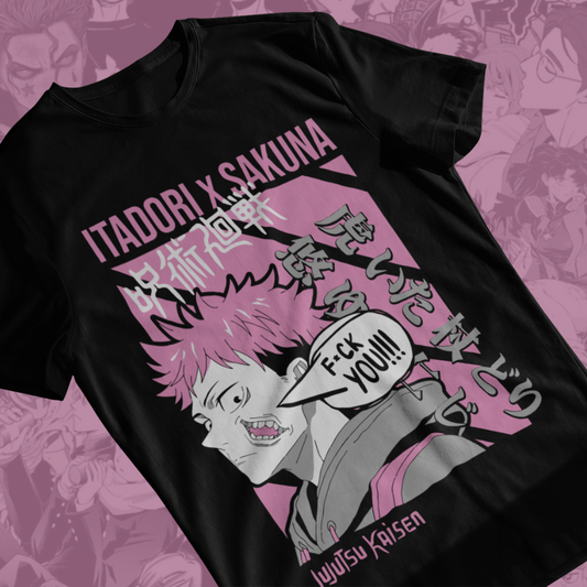 Itadori & Sukuna Jujutsu Kaisen T-Shirt | Unisex Anime Graphic Tee