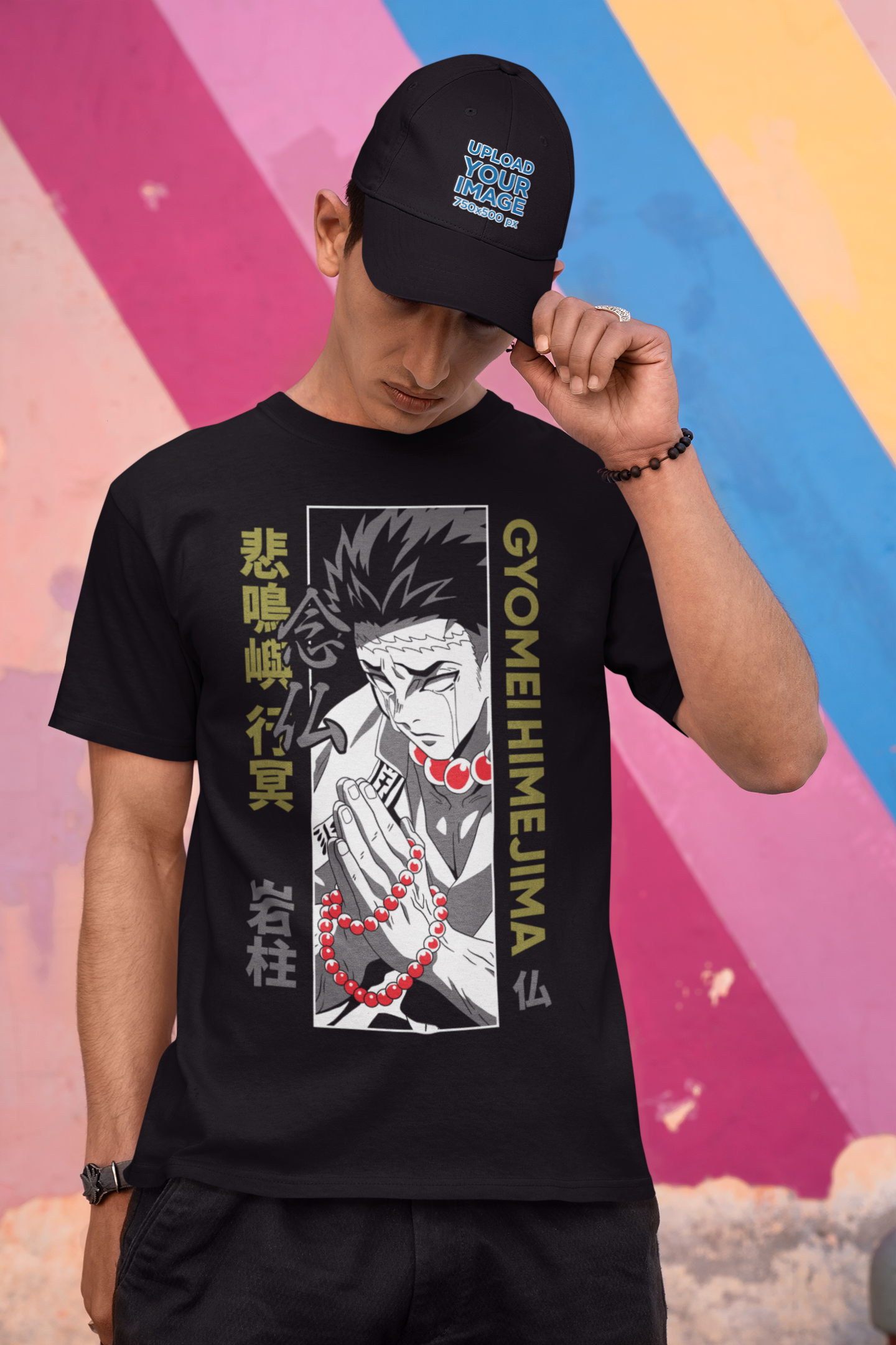 Demon slayer hashira shirt , Gyomei t-shirt anime unisex , T shirt demon slayer gifts for girls boy, Kimetsu no yaiba anime lover shirt