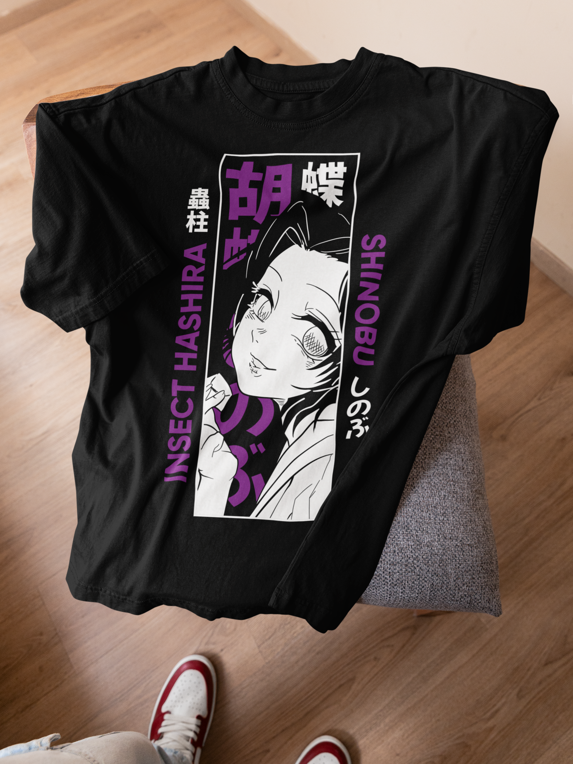 Demon slayer hashira shirt , Shinobu t-shirt anime unisex , T shirt demon slayer gifts for girls boy, Kimetsu no yaiba anime lover shirt
