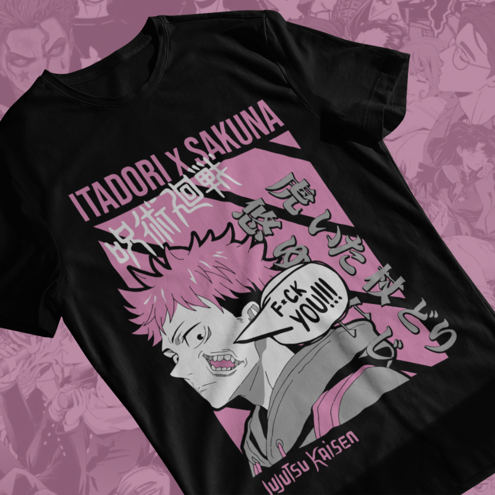 itadori shirt, jujutsu kaisen shirt unisex, sakuna jjk shirt Anime Graphic Tee, Sakuna Manga Shirt, Otaku Gift for Anime Fans Men Women