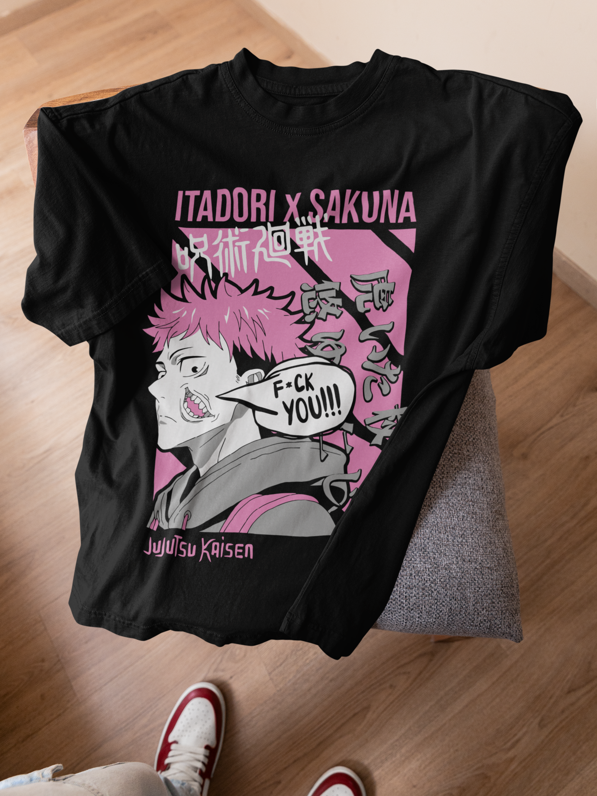 itadori shirt, jujutsu kaisen shirt unisex, sakuna jjk shirt Anime Graphic Tee, Sakuna Manga Shirt, Otaku Gift for Anime Fans Men Women