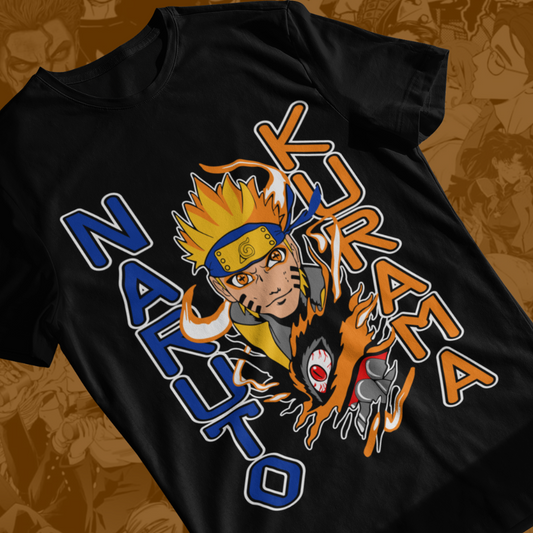 Naruto Black and White T-Shirt | Unisex Shippuden Anime Graphic Tee