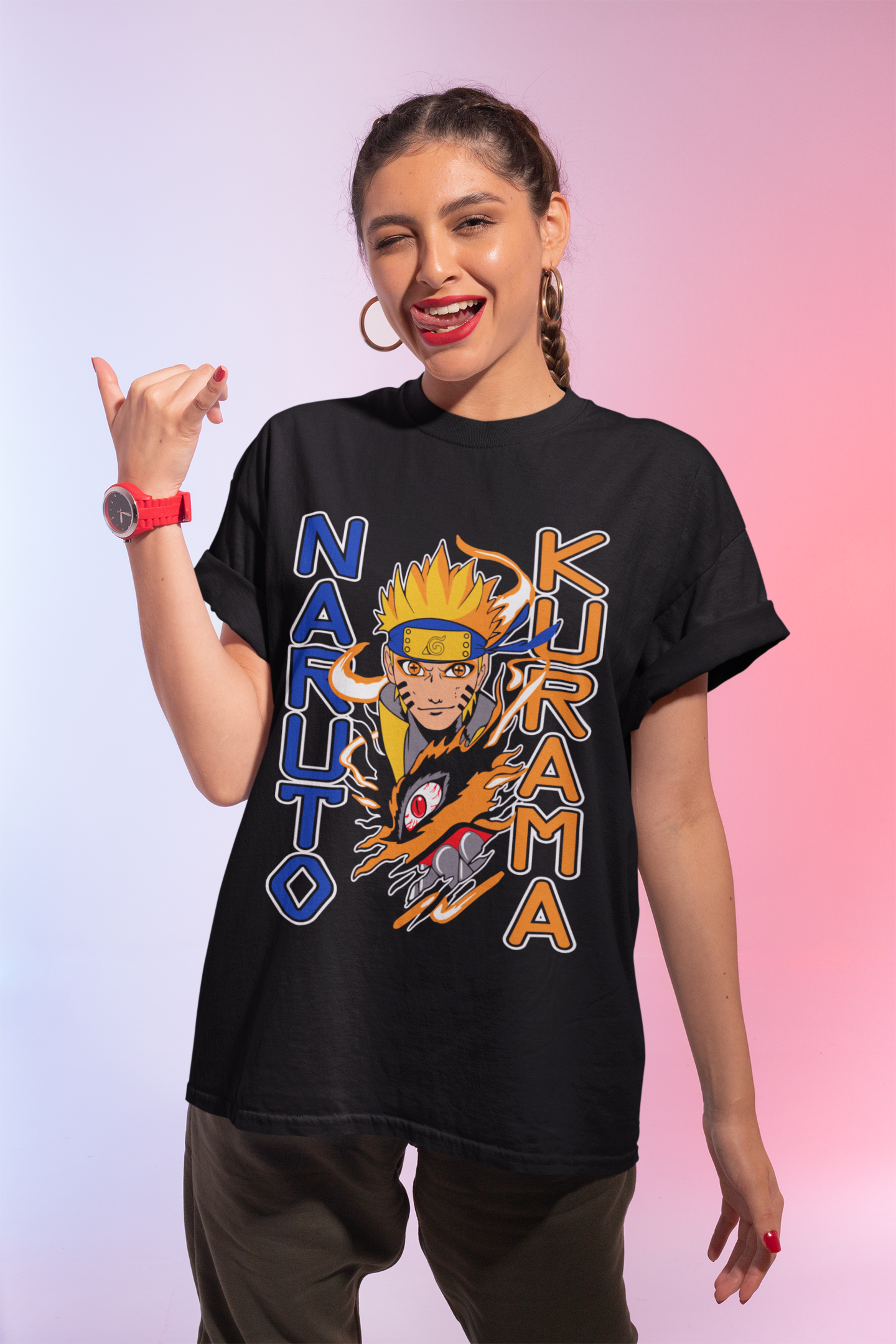 Naruto Black and White T-Shirt, Naruto Graphic Tee Unisex, Shippuden Anime Ninja Shirt, Otaku Manga Tee Gift for Anime Fans Men Women