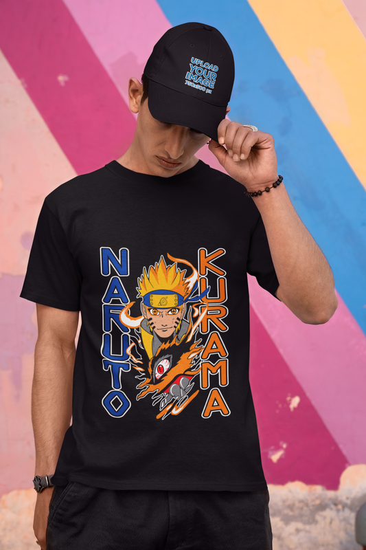 Naruto Black and White T-Shirt | Unisex Shippuden Anime Graphic Tee