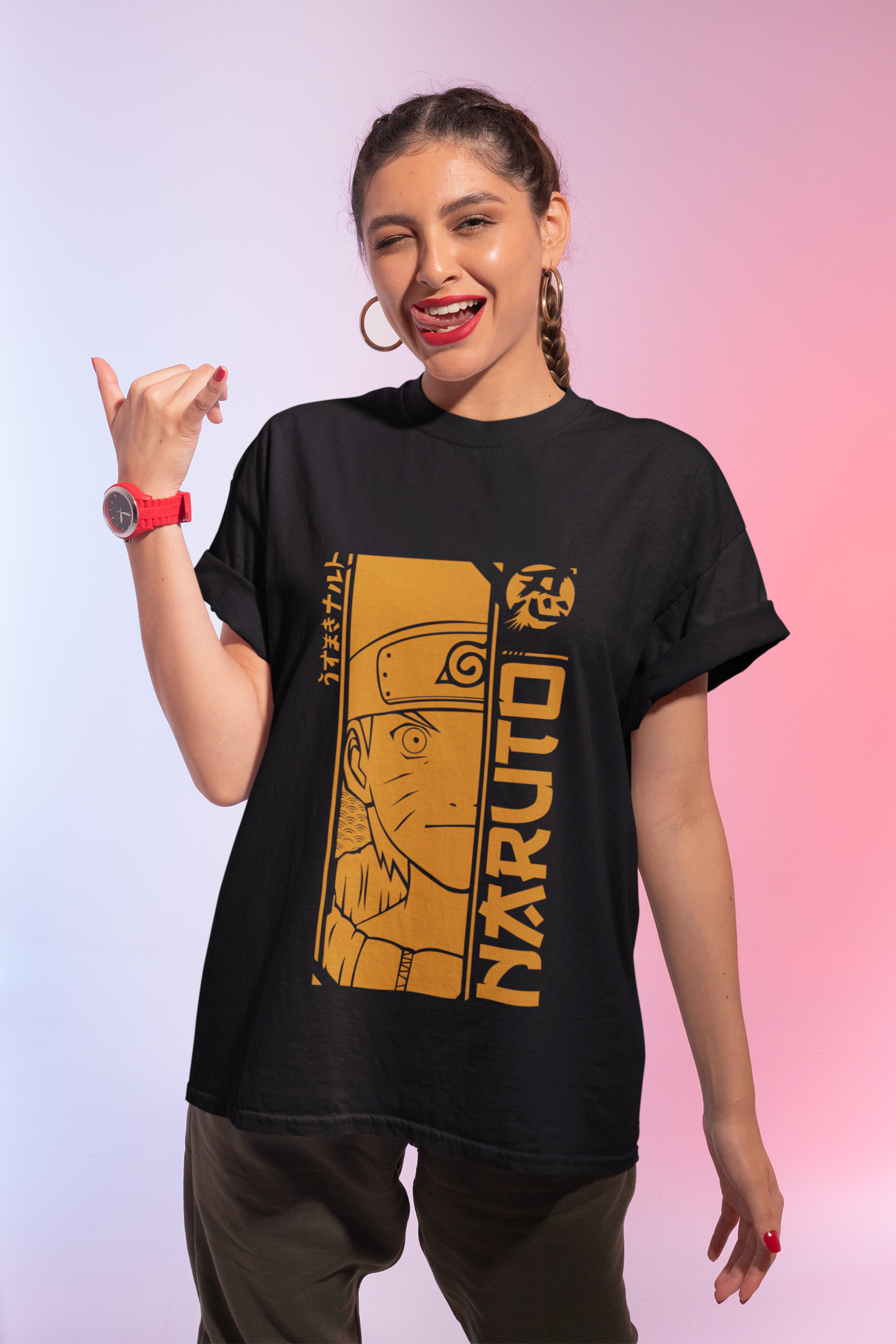Naruto t shirt black, Naruto Shippuden Anime Shirt Unisex, Manga Tee for Otaku Fans, Gift for Anime Lovers Men Women