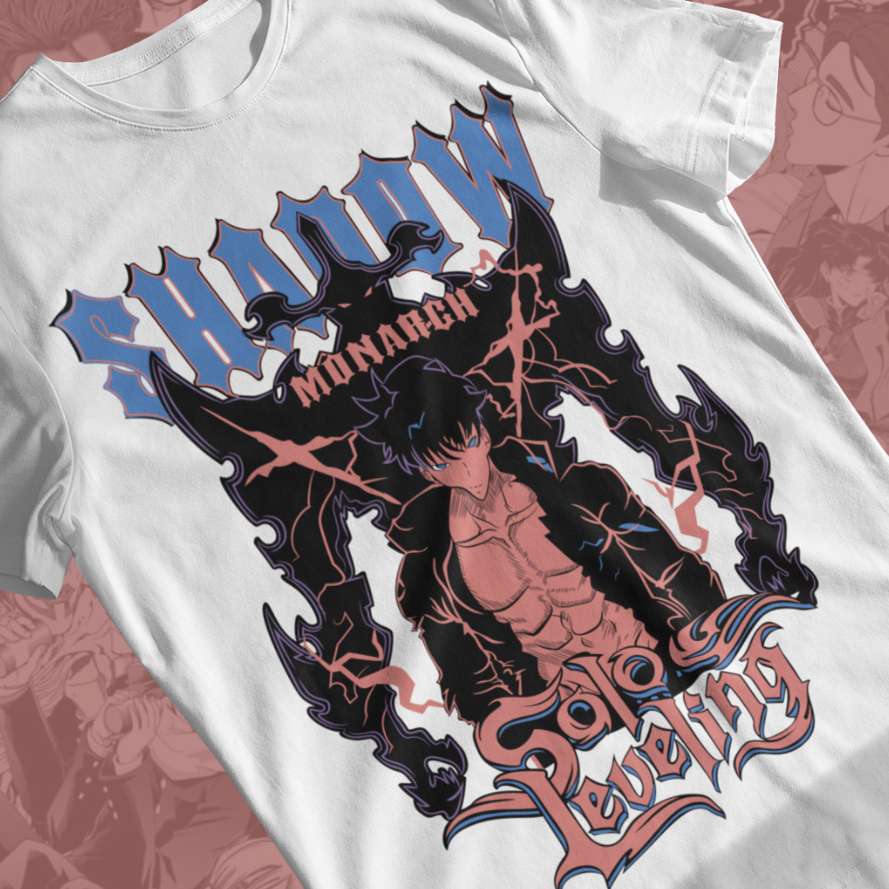 Solo Leveling Jin-Woo T-Shirt, Sung Jinwoo Anime Shirt Unisex, Solo Leveling Arise Tee for Otaku Fans, Korean Manga Inspired Shirt