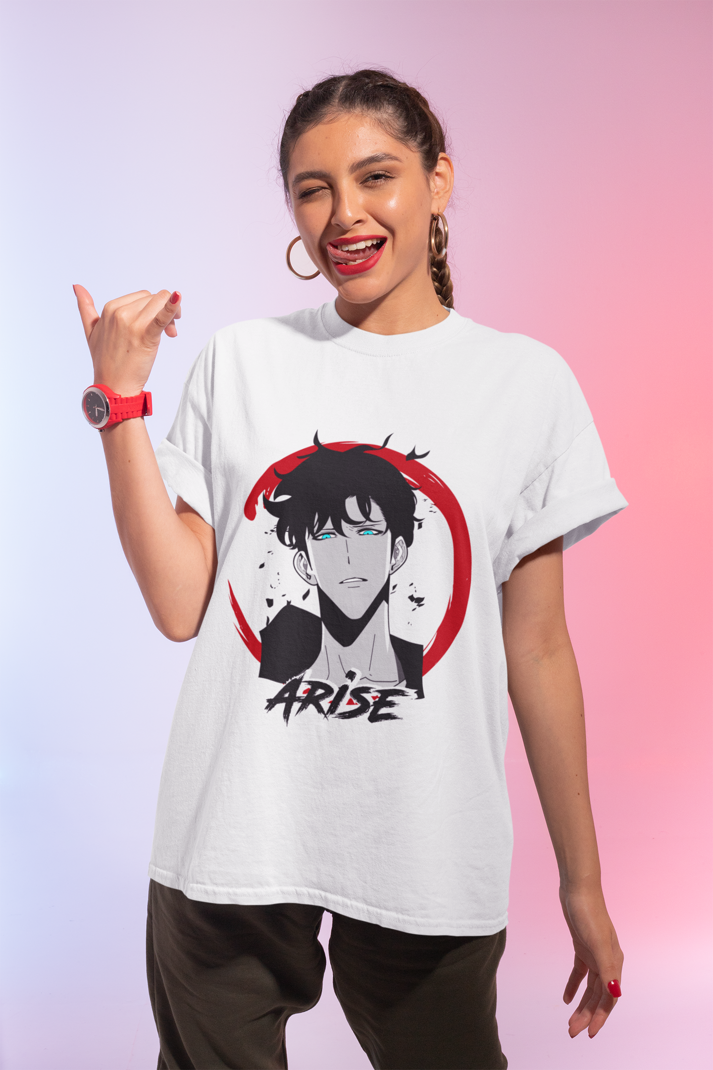 Solo leveling shirt jin woo , Solo leveling arise shirt unisex  , Sung jinhwoo shirt , T shirt anime solo,Anime-Inspired Shirt