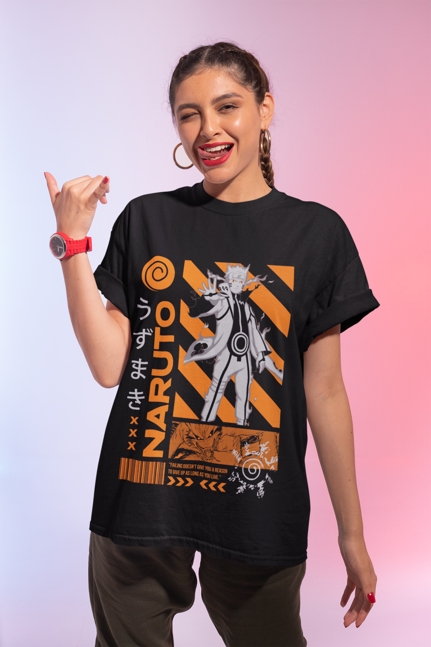 Naruto Black and White T-Shirt, Naruto Shippuden Anime Shirt Unisex, Manga Tee for Otaku Fans, Gift for Anime Lovers Men Women