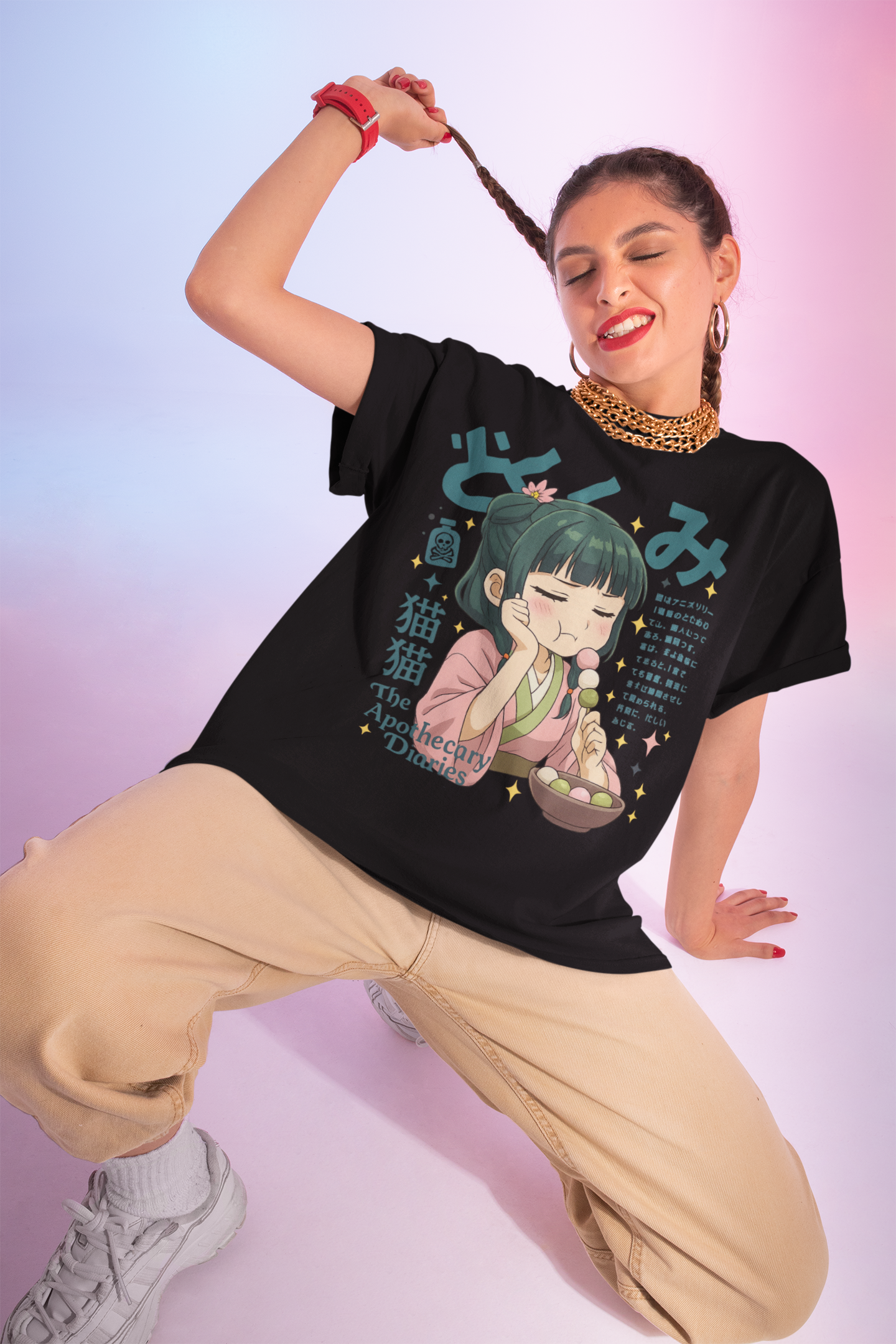 Apothecary Diaries Shirt, Maomao Anime T-Shirt Unisex, Cute Anime Girl Graphic Tee, Manga Otaku Gift for Fans, Japanese Anime Shirt